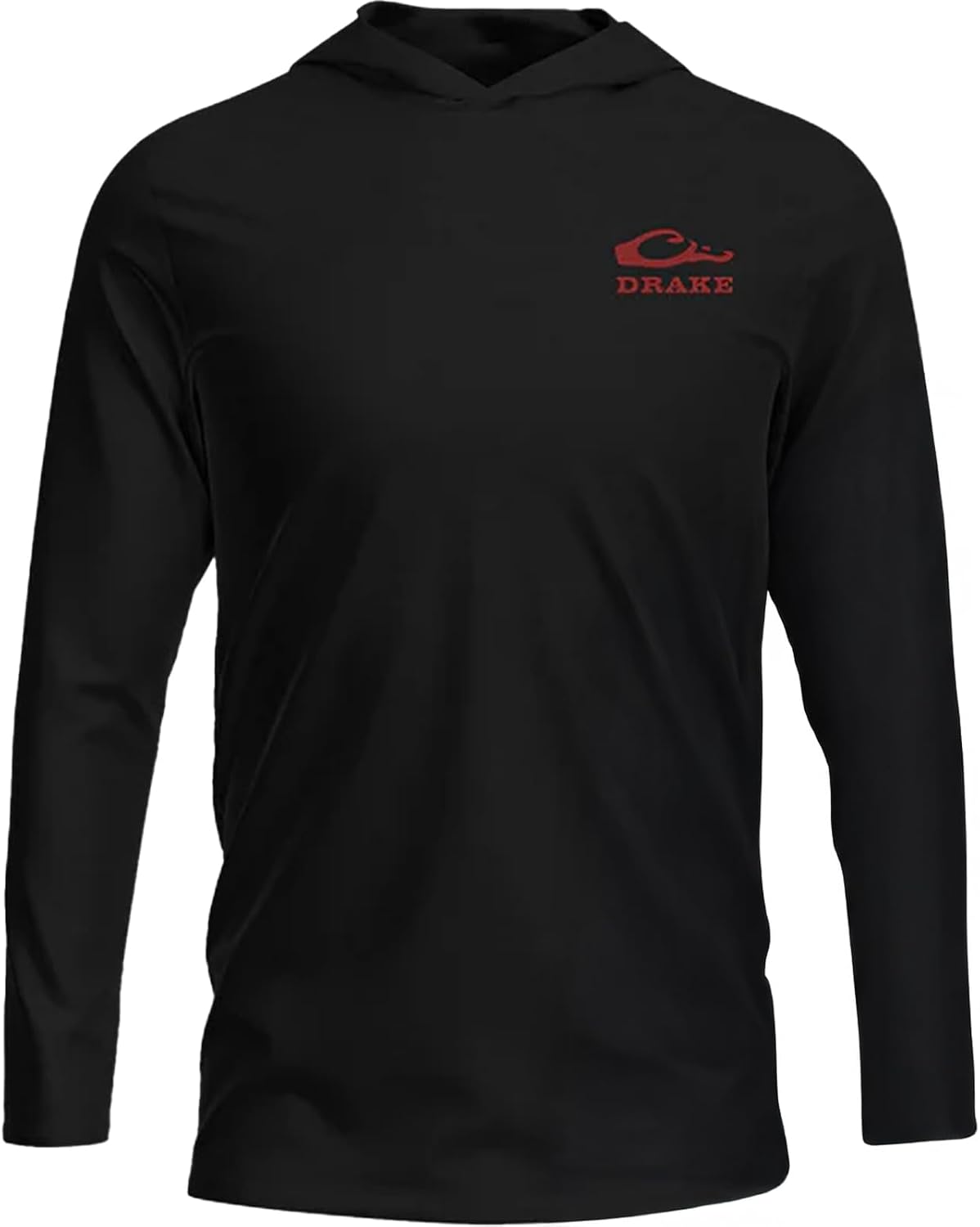 Drake Waterfowl Men's Long Sleeve Graphic Hoodie T-Shirt - Drake Life - Black