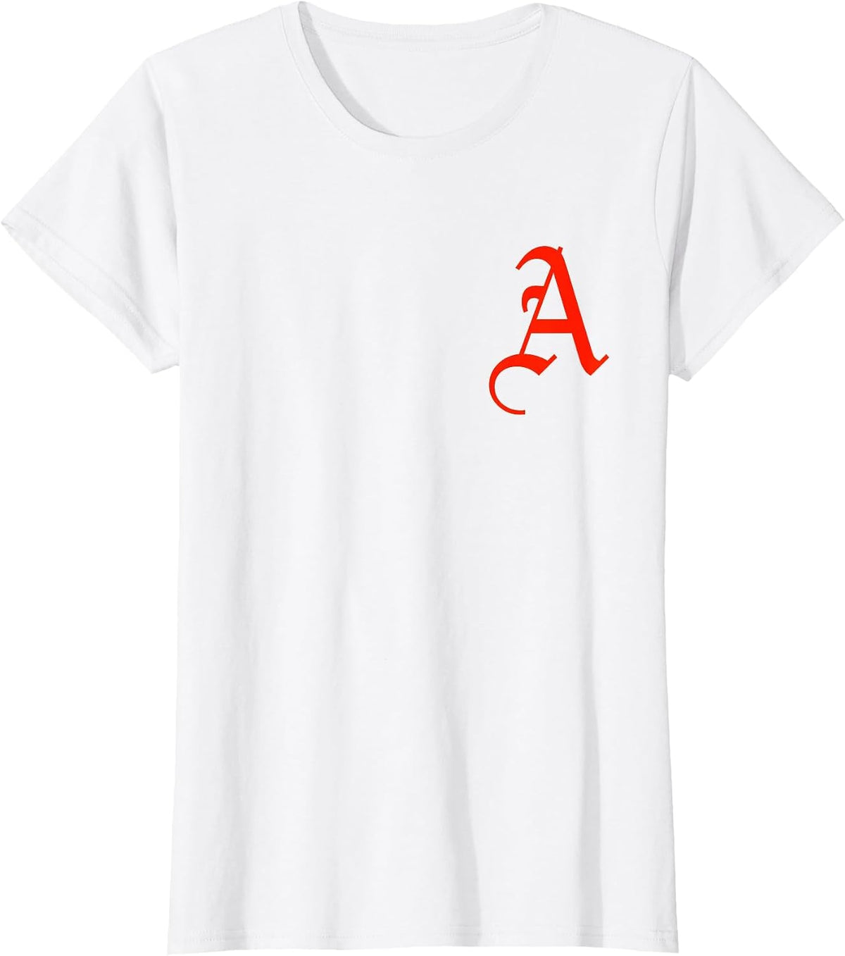 The Scarlet Letter A red T-Shirt - White