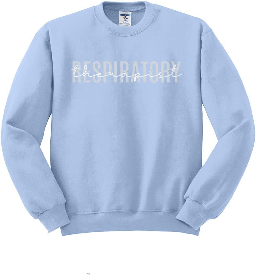 Respiratory Therapist Sweatshirt Unisex - Light Blue