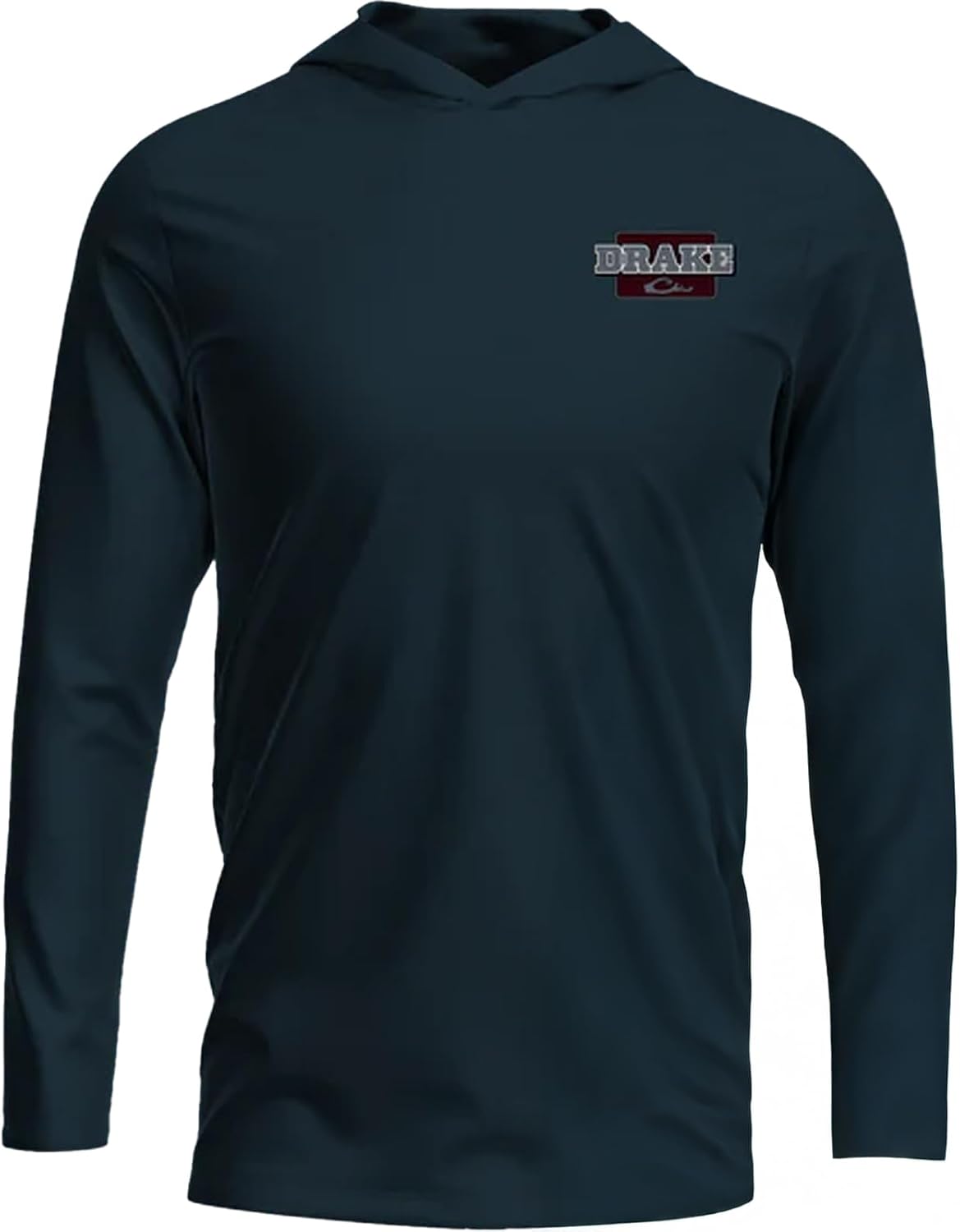 Drake Waterfowl Men's Long Sleeve Graphic Hoodie T-Shirt - Big Duck Energy - Orion Blue
