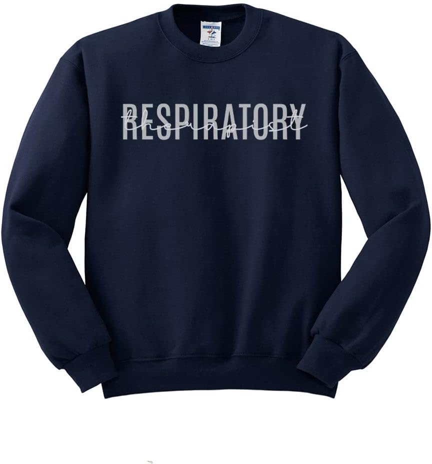 Respiratory Therapist Sweatshirt Unisex - Navy