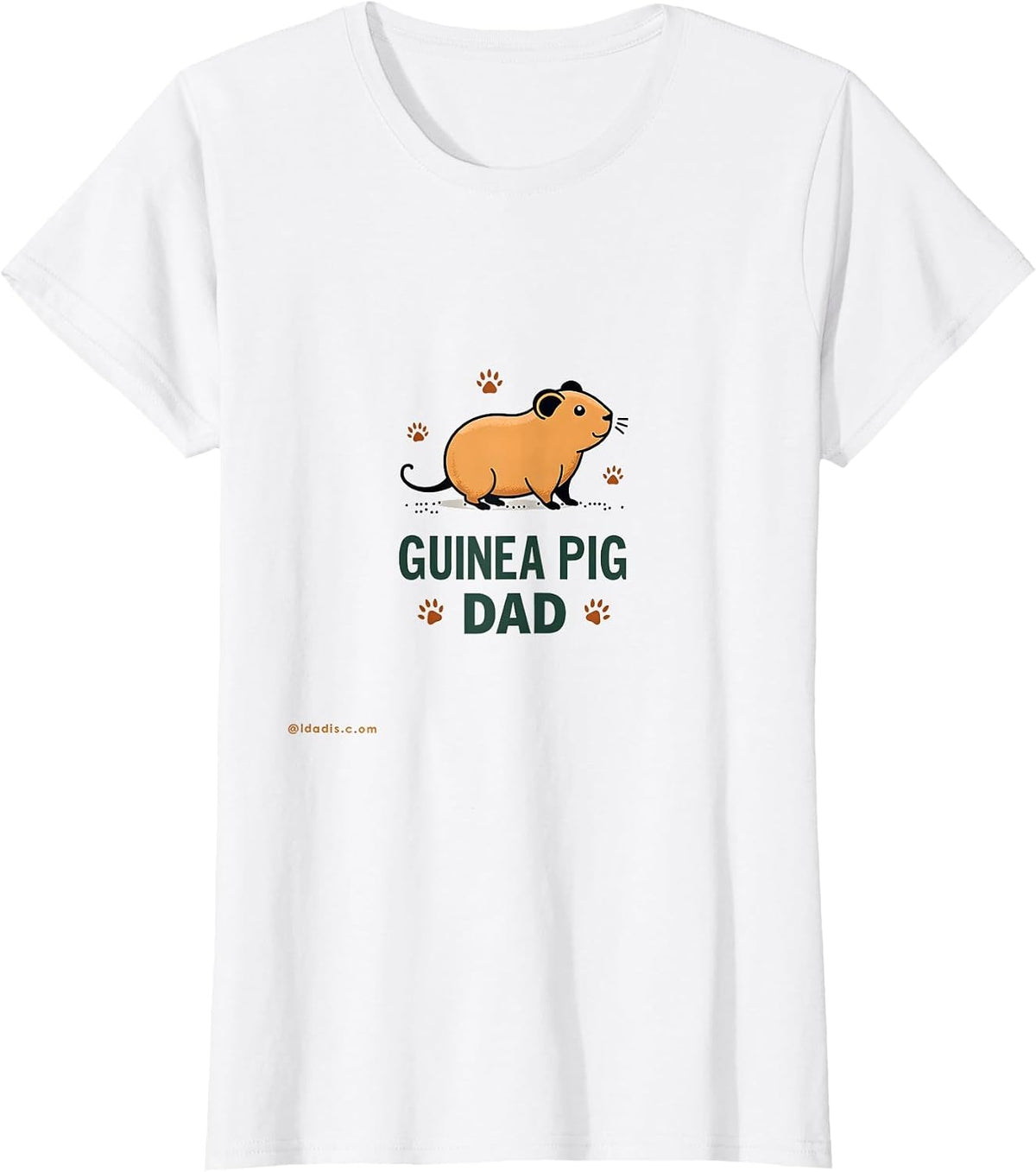 Guinea Pig Dad - Cute Pet Owner Gift T-Shirt - White