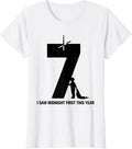 Women's I Saw Midnight First This Year Funny Family Matching New T-Shirt - White