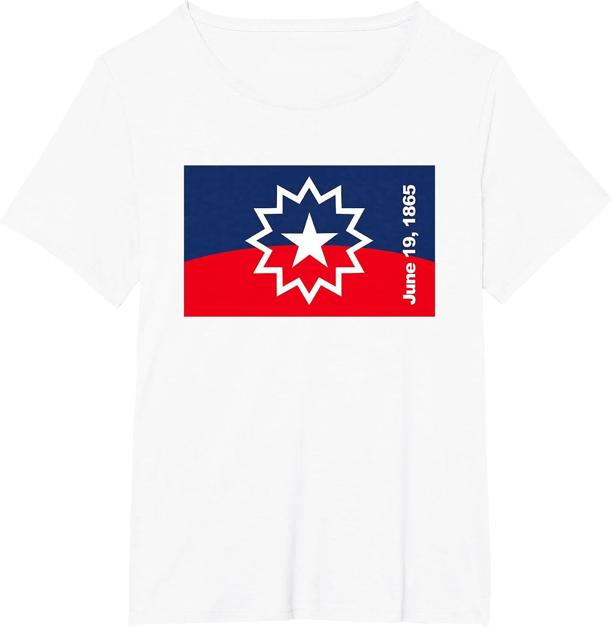 Juneteenth Flag T-Shirt - White