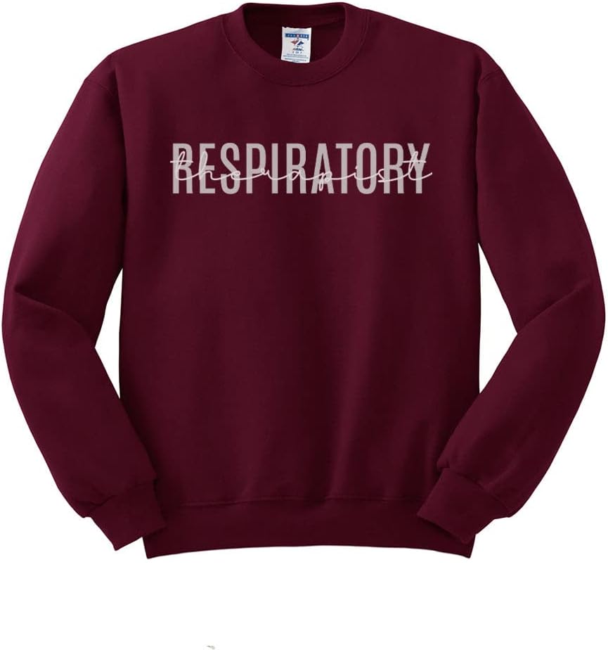 Respiratory Therapist Sweatshirt Unisex - Maroon