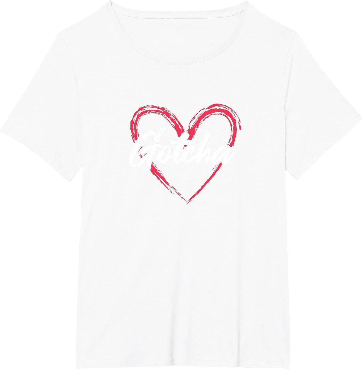 Gotcha Adoption Day Love Heart Family T-Shirt - White