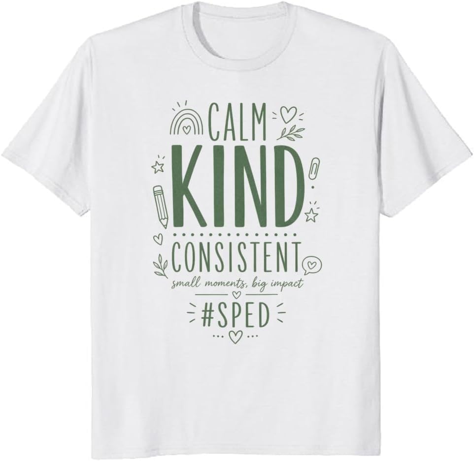 Special Education Support Staff T-Shirt Prompt Model Grid Tee - S5