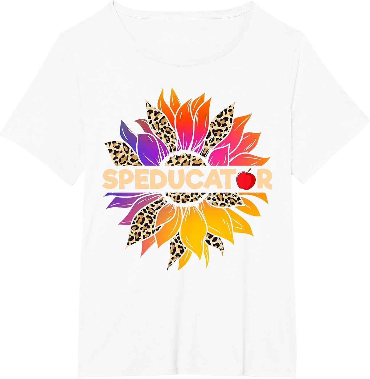 Speducator Special Education Teacher Sunflower Special Ed T-Shirt - White