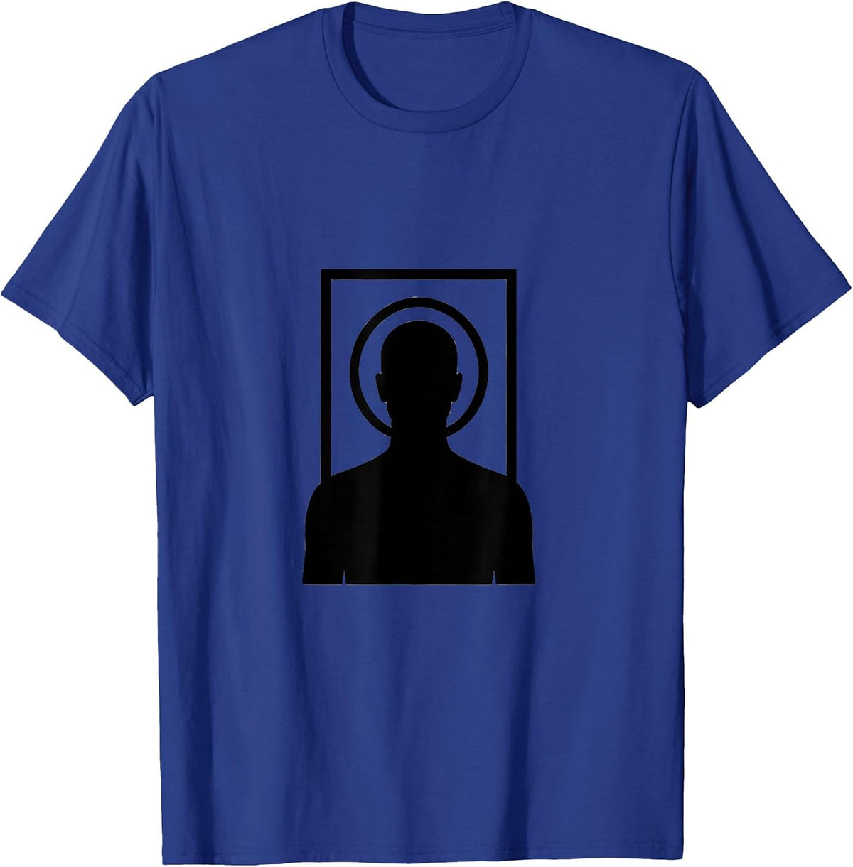 Men's Observation Aperture Editorial Conceptual Fan Costume T-Shirt - Royal Blue