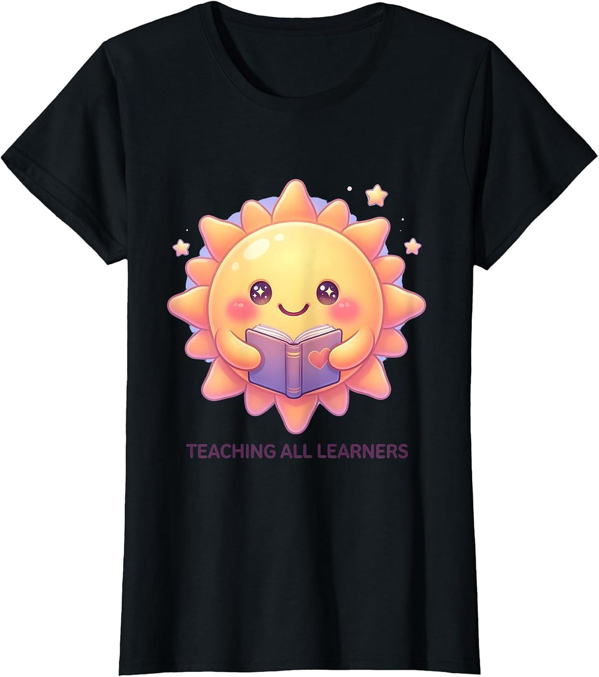 Teaching All Learners Special Education Teacher Design T-Shirt - Black