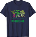 There's No Such Thing As Too Many Microgreens Sprouts Design T-Shirt - Navy Blue