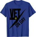 Vet On Day Patriotic Military Veteran T-Shirt - Royal Blue