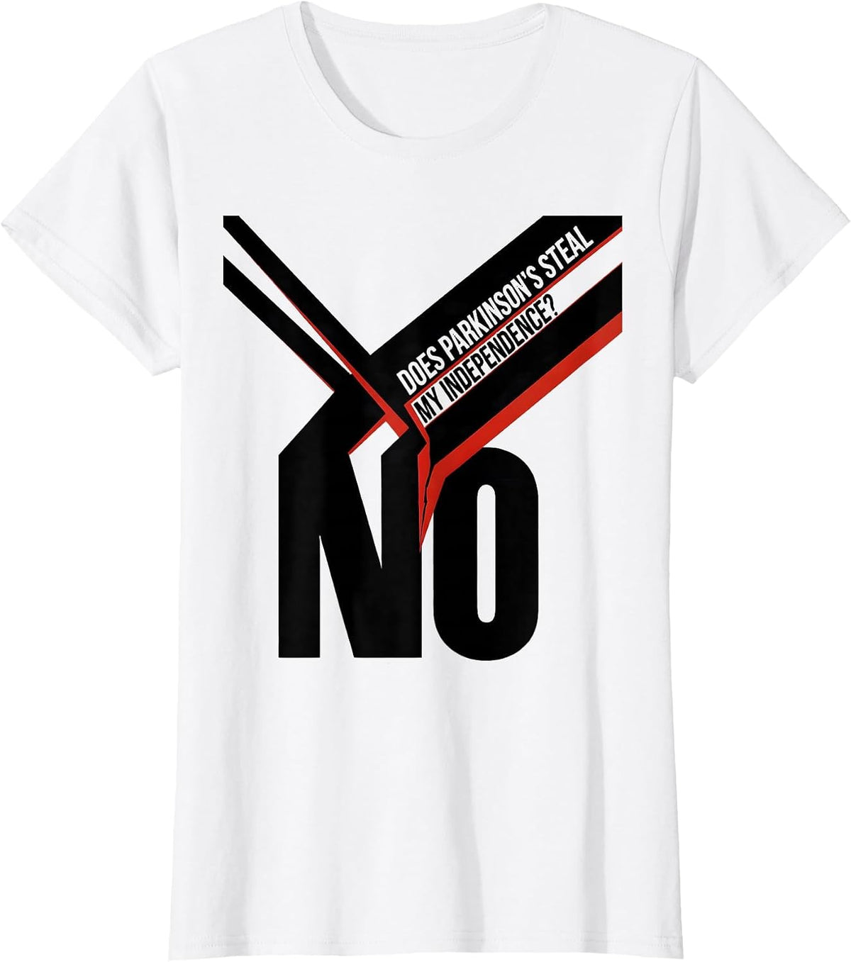 Does Parkinson's Steal My Independence? No Warrior T-Shirt - White