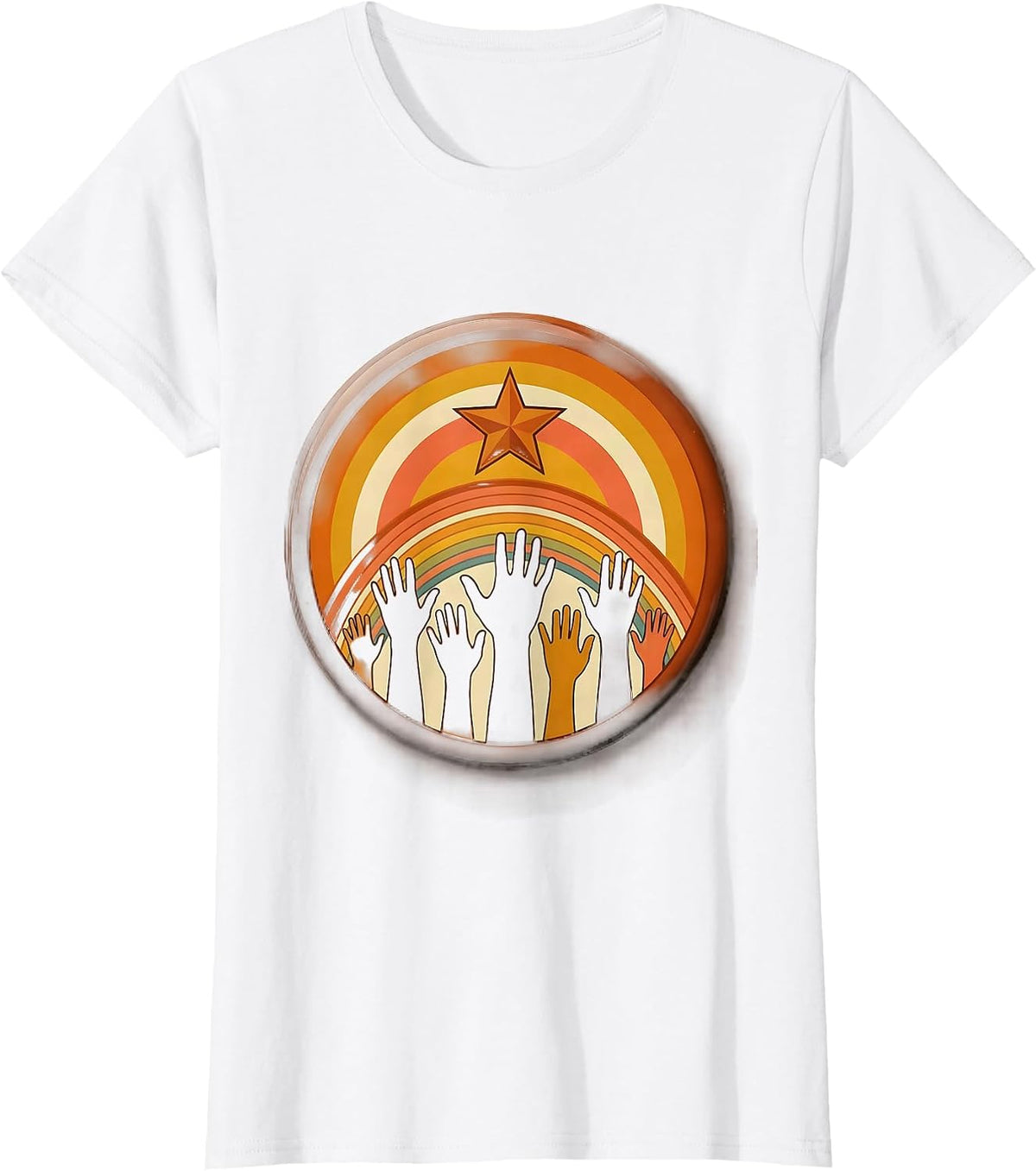 SPED Teacher Reaching for the Stars Graphic T-Shirt - White