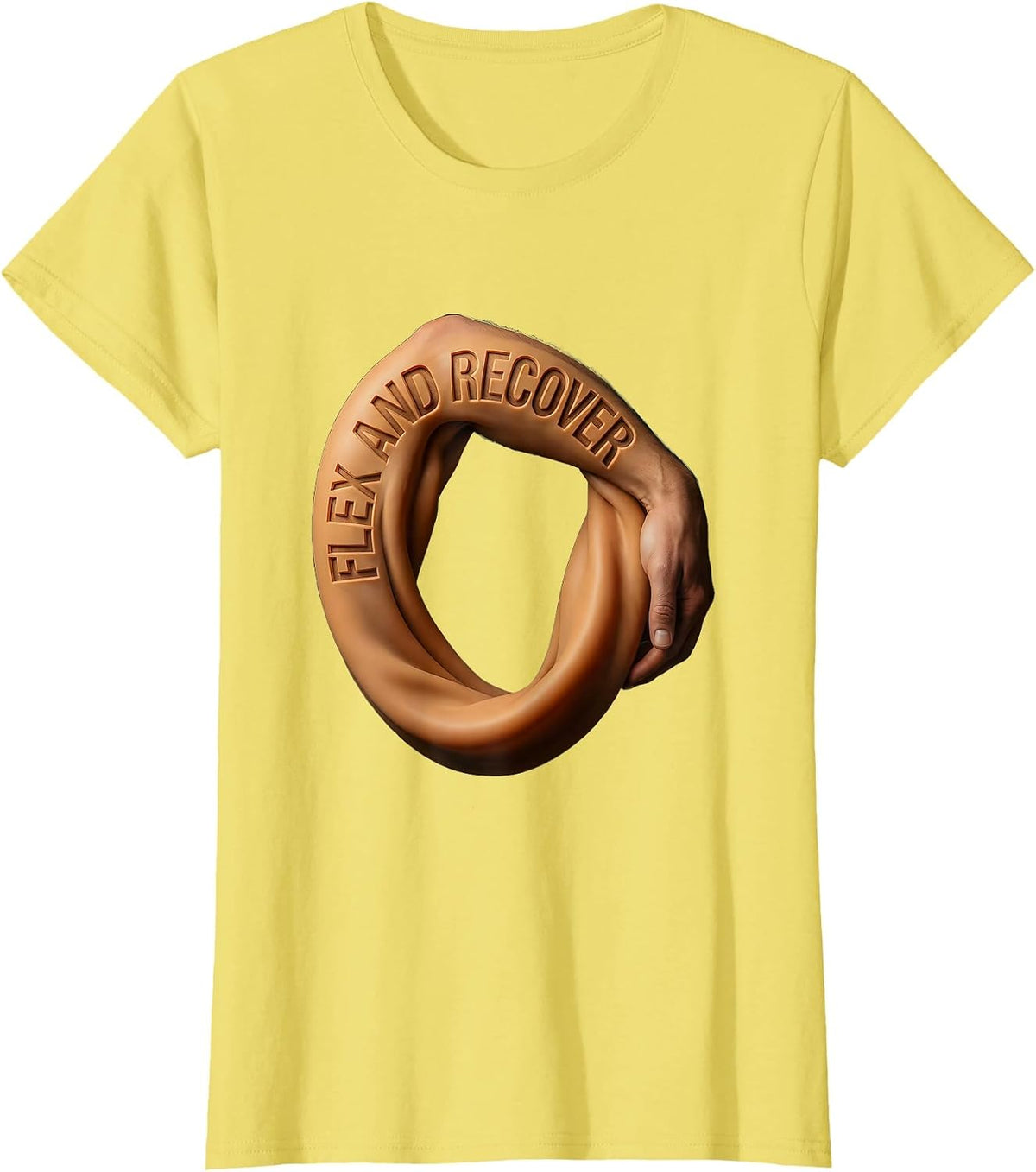 Women's Flex and Recover Physical Therapy Design T-Shirt - Lemon Yellow