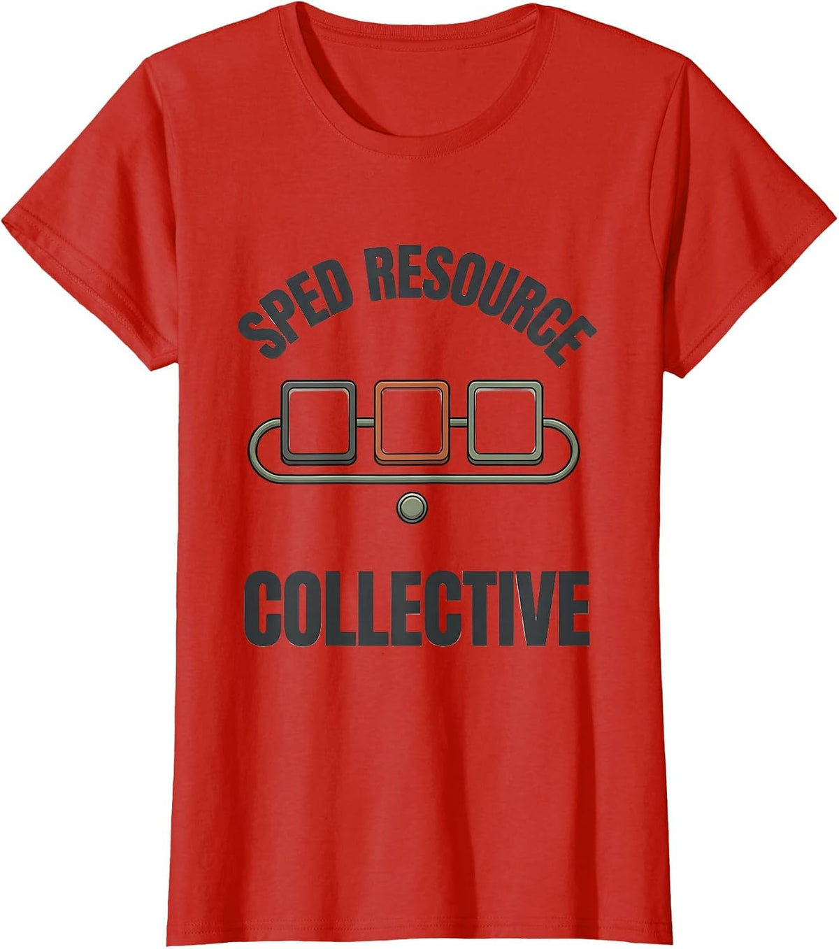 Women's SPED Resource Collective Special Education Teacher Squad T-Shirt - Red