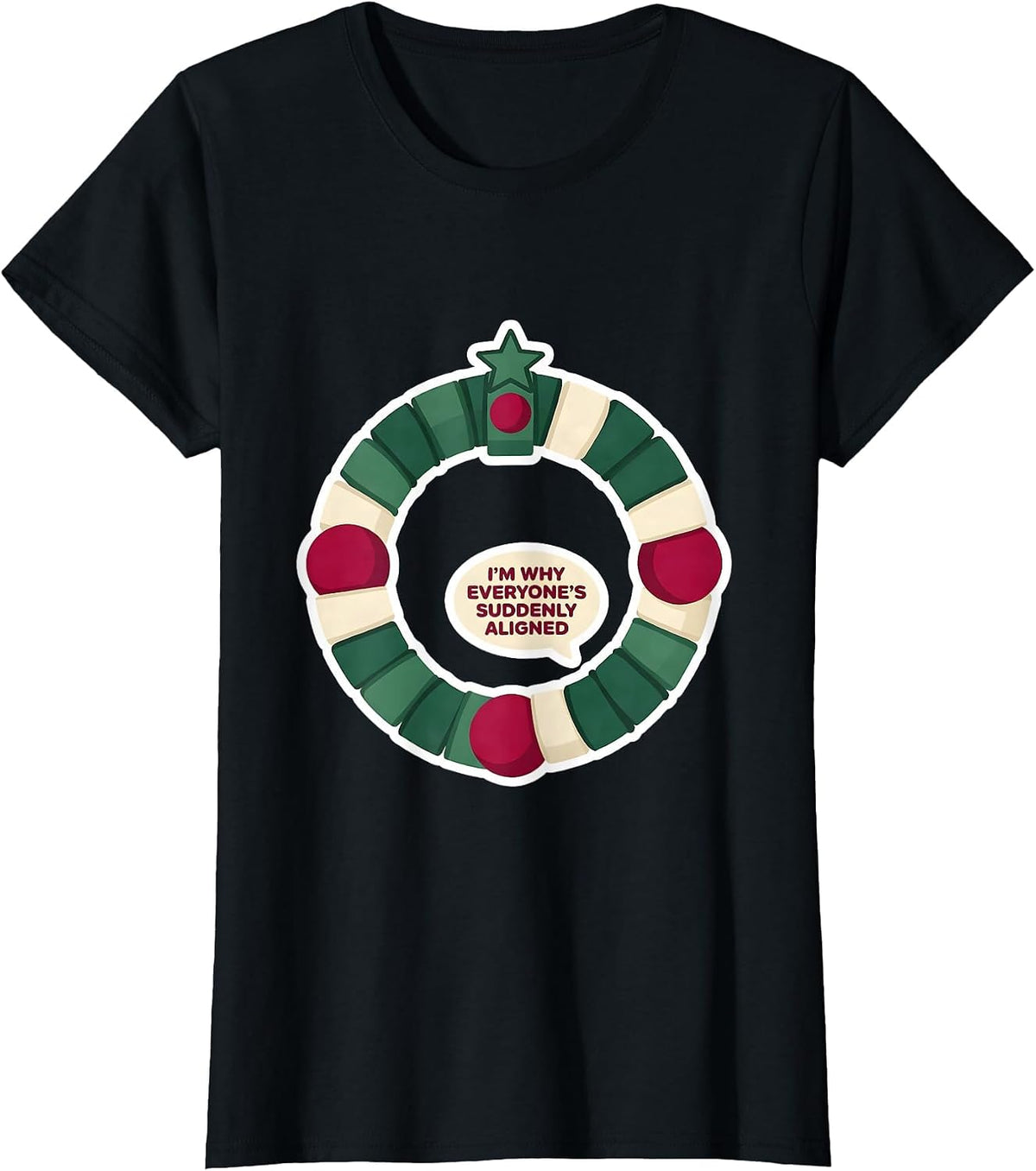 Women's I'm Why Everyone's Suddenly Aligned Funny Chiropractor T-Shirt - Black
