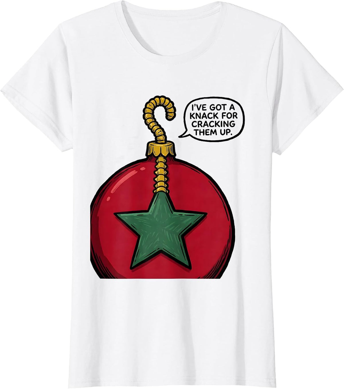 I've Got A Knack For Cracking Them Up Funny Chiropractor T-Shirt - White