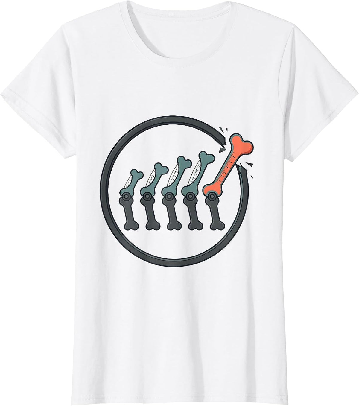 Knee Hinge Range Gauges Physical Therapy Retro Groovy PT T-Shirt - White