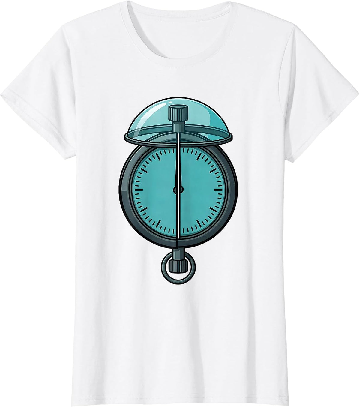 Sealed Stopwatch Exploded View Physical Therapy Rehab Team T-Shirt - White