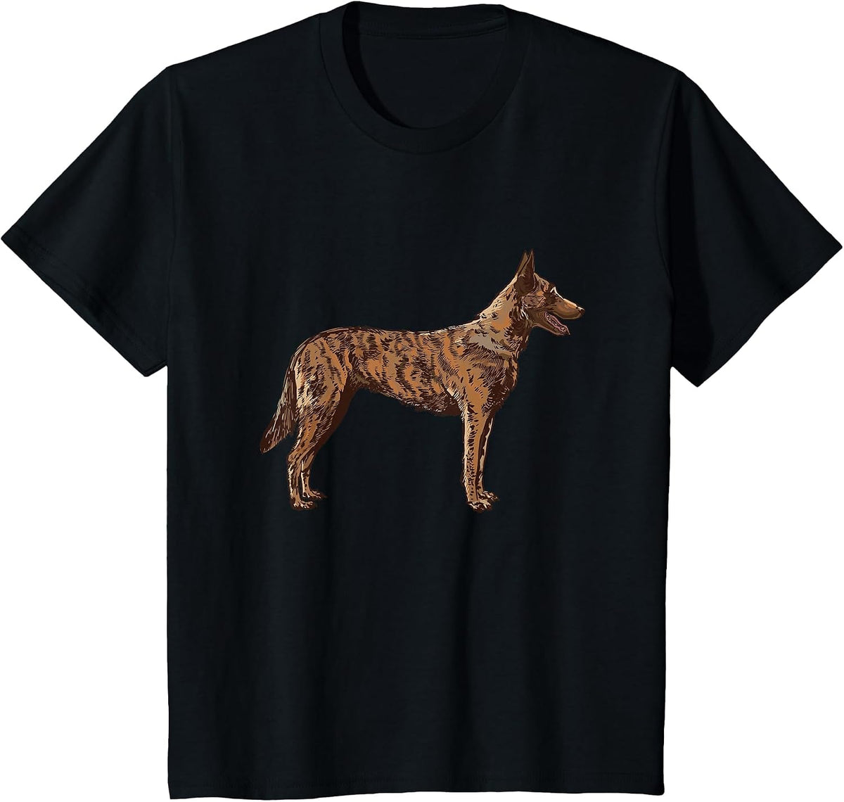 Hollandse Herder Dutch Shepherd T-Shirt - Black