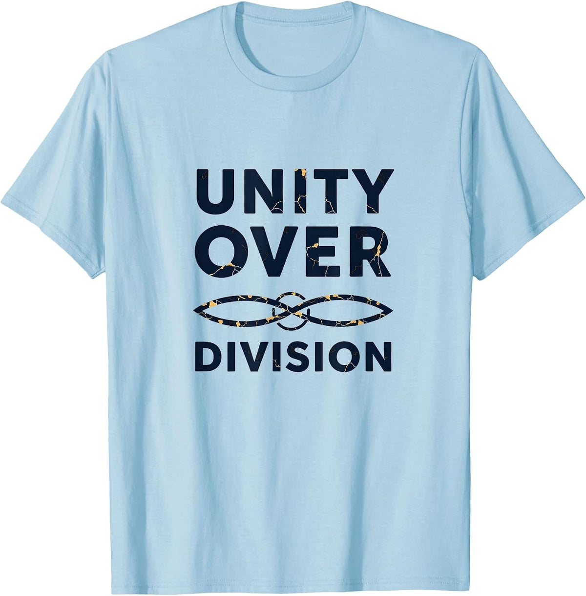 Unity Over Division Inauguration Design T-Shirt - Baby Blue