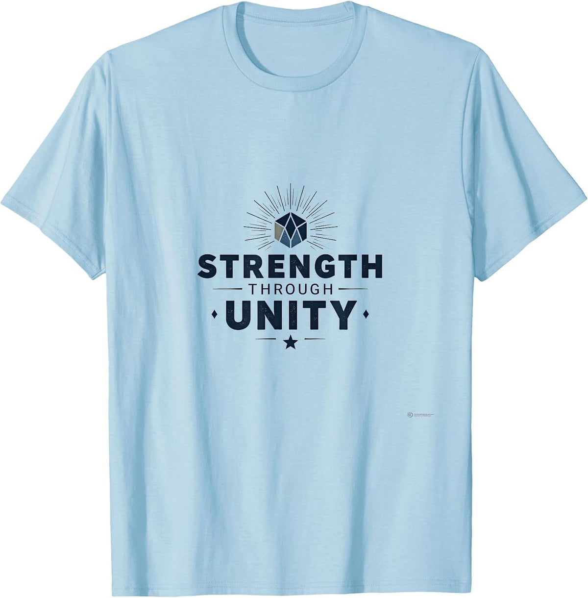 Strength Through Unity Inauguration Design T-Shirt - Baby Blue