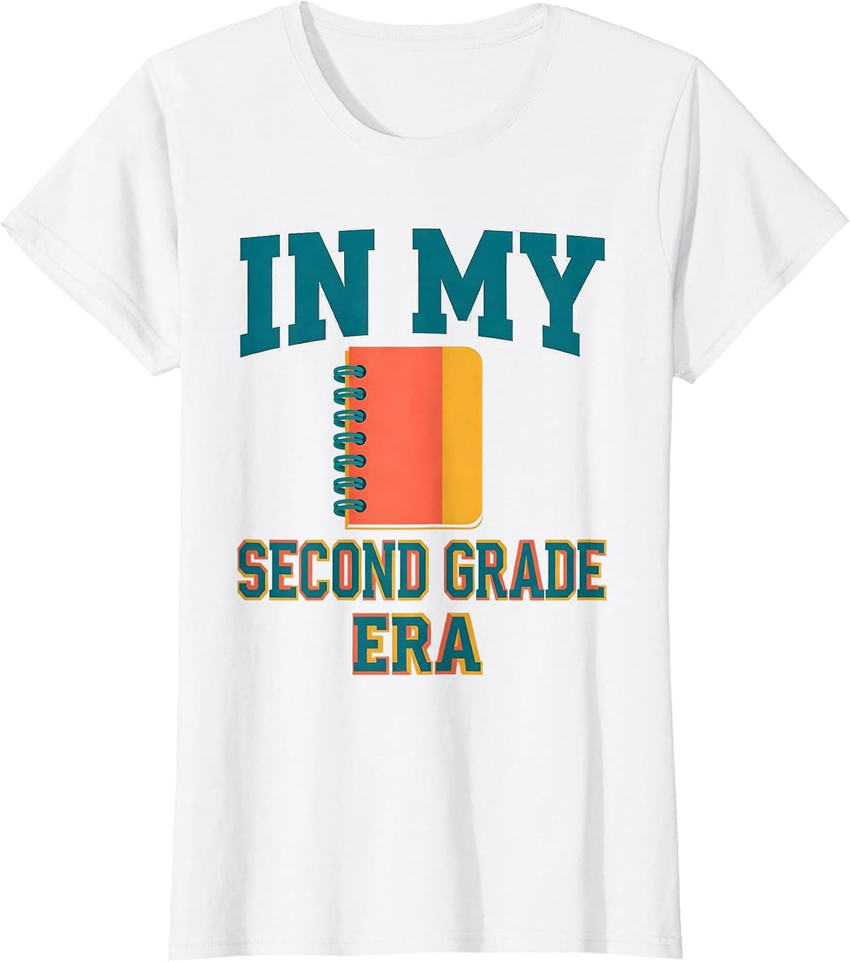 In My Second Grade Era Girl Tie Dye 2nd Grade Back to School T-Shirt - White