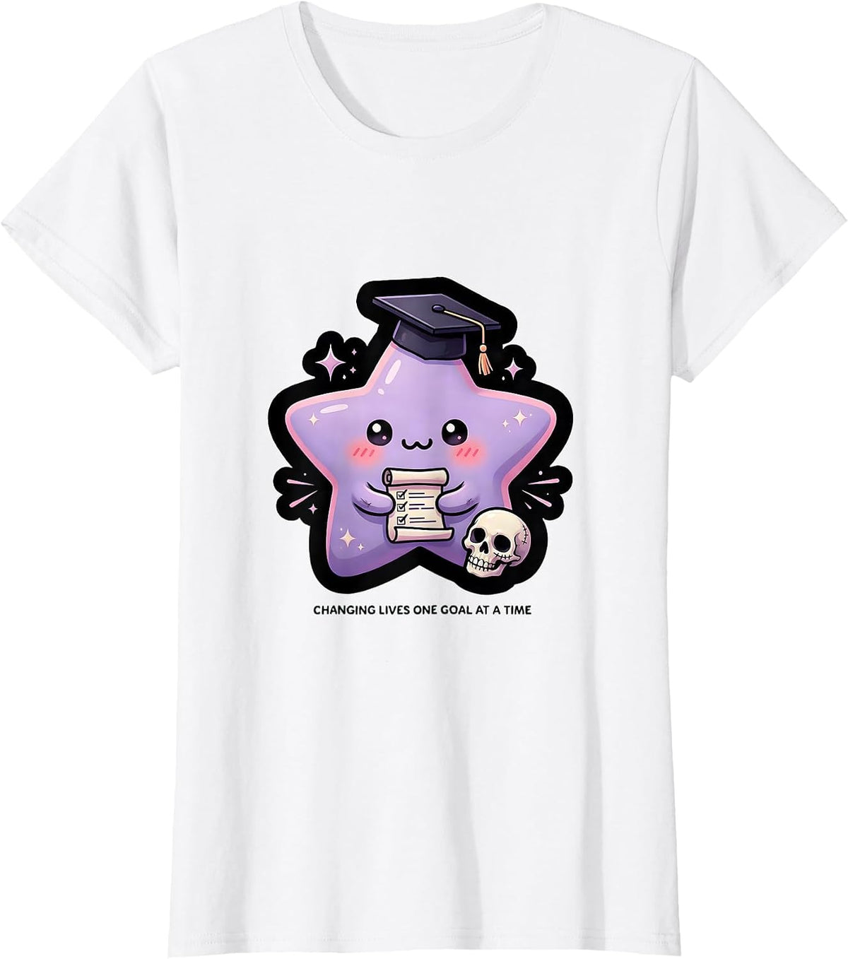 Sped Teacher Changing Lives One Goal At A Time T-Shirt - White