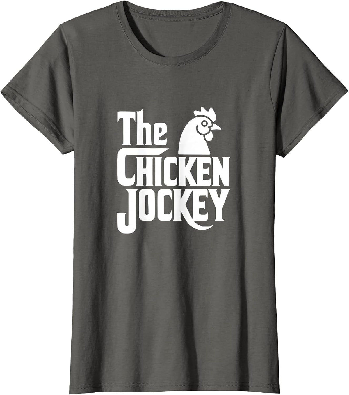 The Chicken Jockey T-Shirt - Asphalt Grey