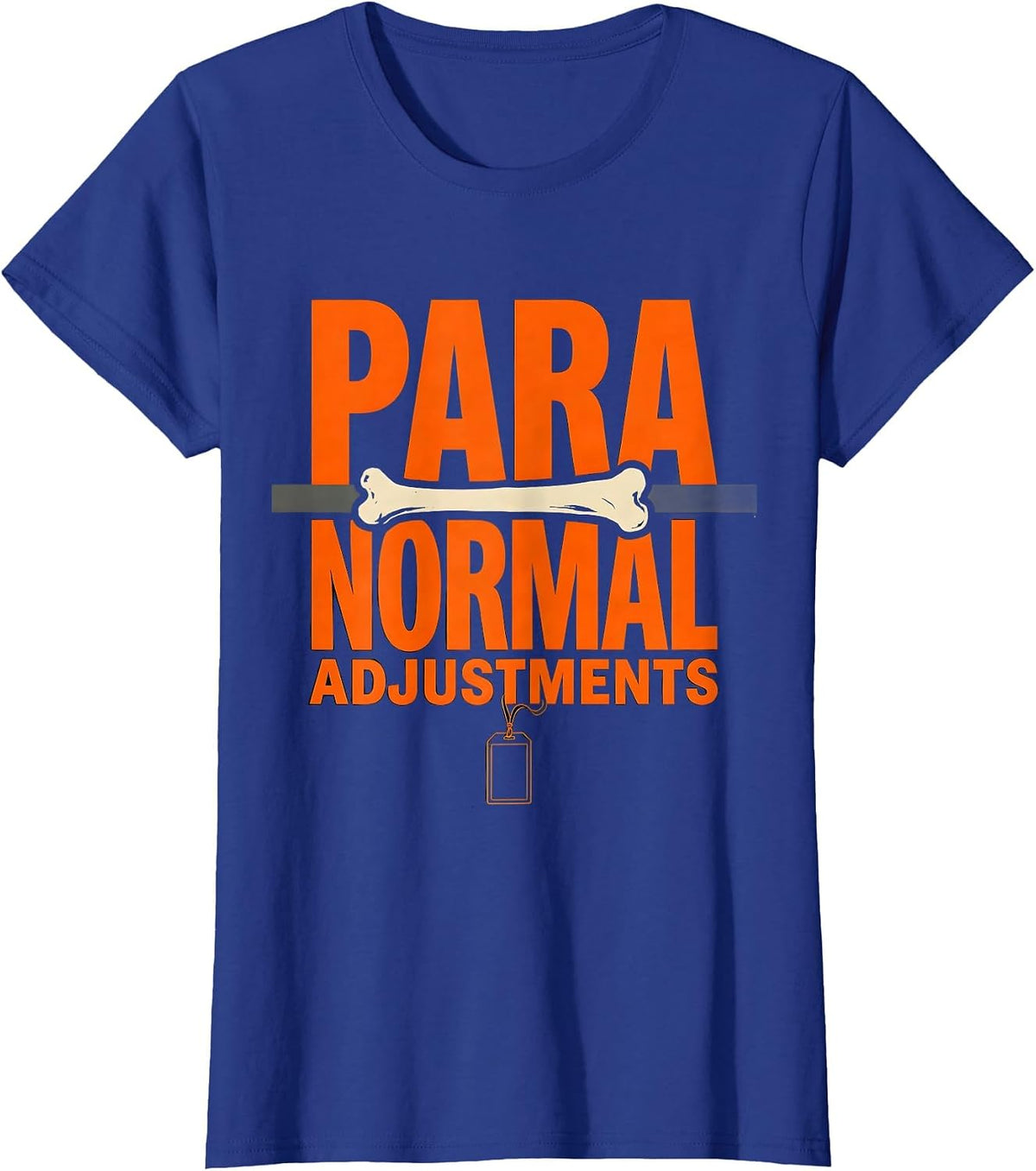 Women's Para Normal Adjustments Ghost Sped Para Teacher Halloween T-Shirt - Royal Blue