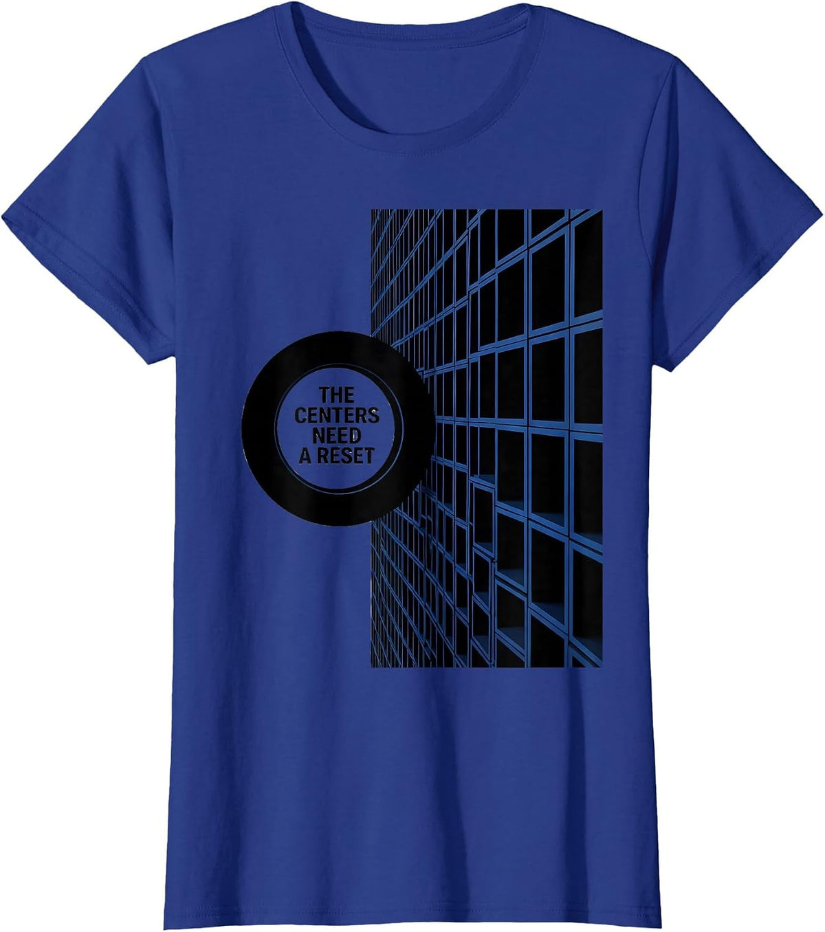 Women's The Centers Need A Reset Funny Teacher Humor Gift T-Shirt - Royal Blue