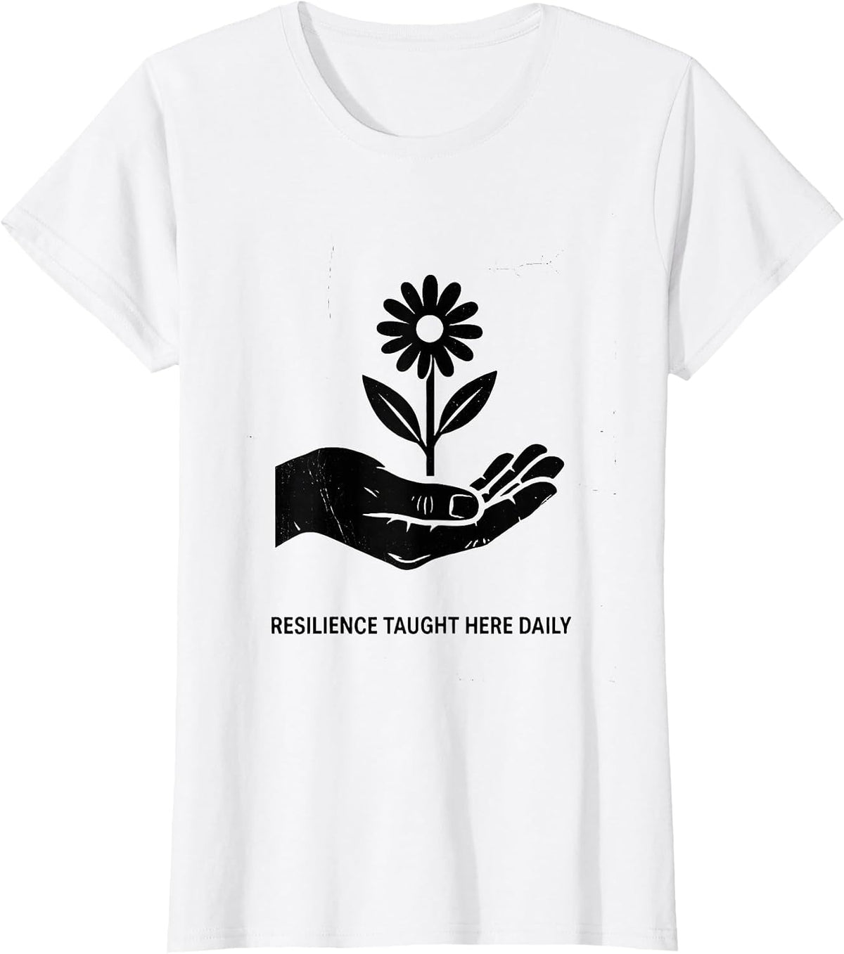 Resilience Taught Here Daily Special Ed Teacher T-Shirt - White