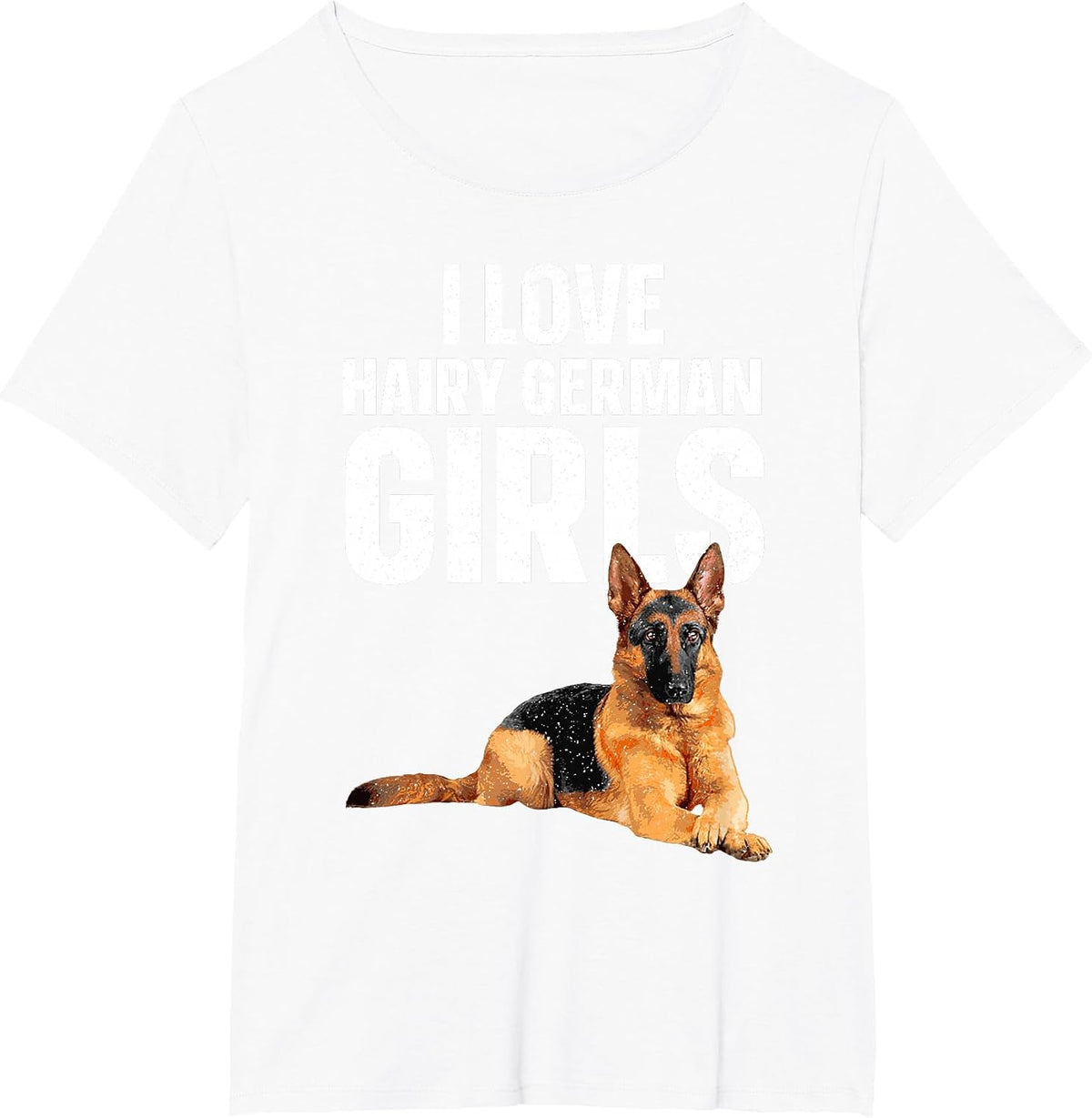 Cool German Shepherd Art for Men Women German Shepherd Lover T-Shirt - White