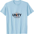 Unity in Action Inauguration Design T-Shirt - Baby Blue