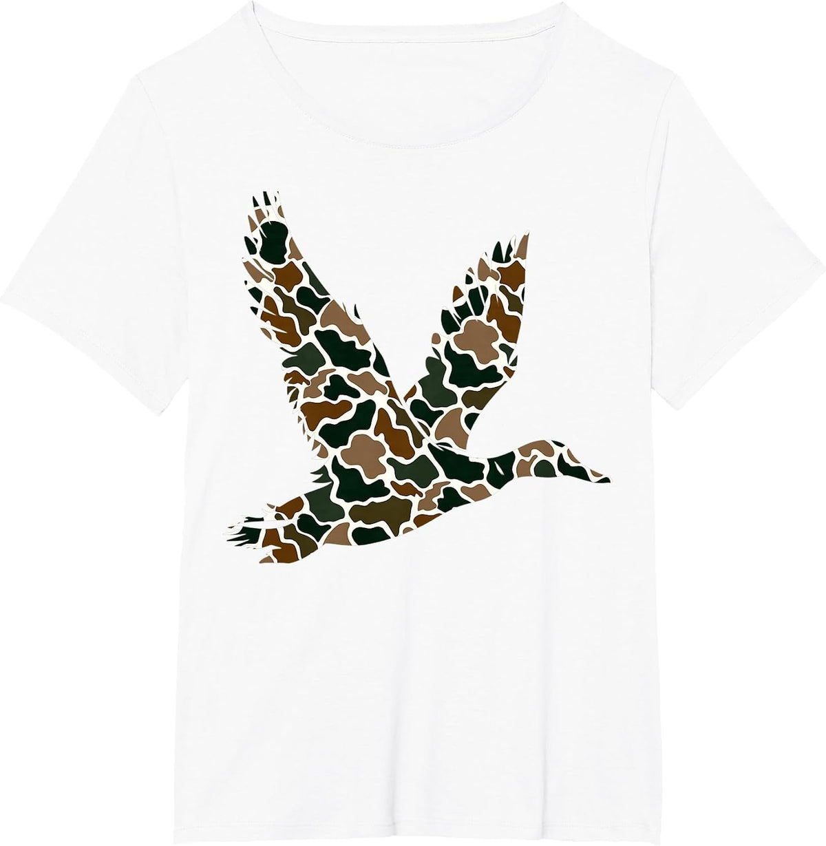 Old School Camouflage Hunters T-Shirt - White