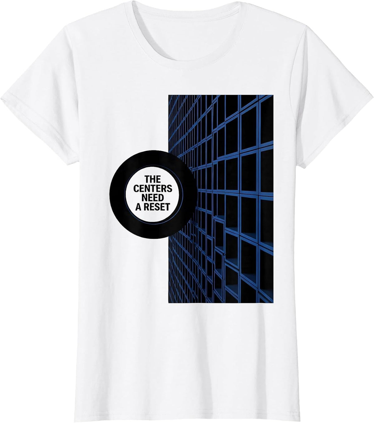 Women's The Centers Need A Reset Funny Teacher Humor Gift T-Shirt - White