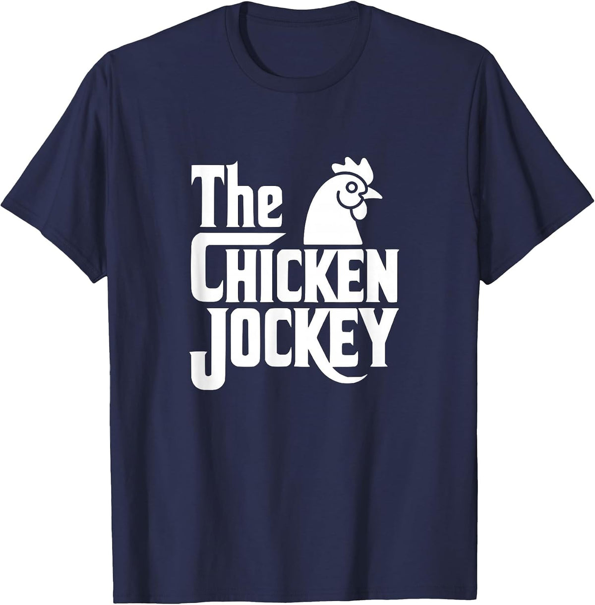 The Chicken Jockey T-Shirt - Navy Blue