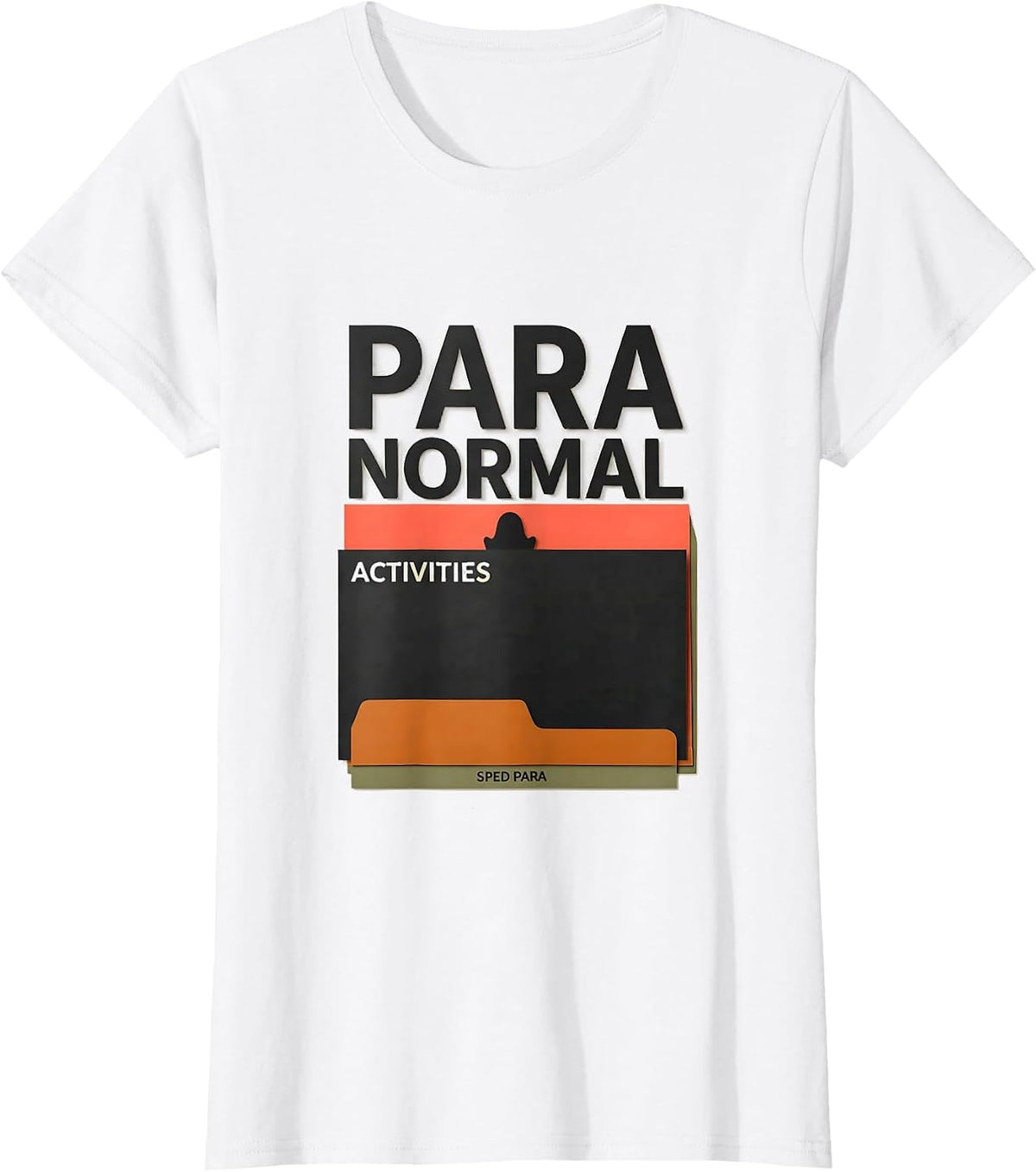 Para Normal Activities SPED Para Ghost Halloween T-Shirt - White