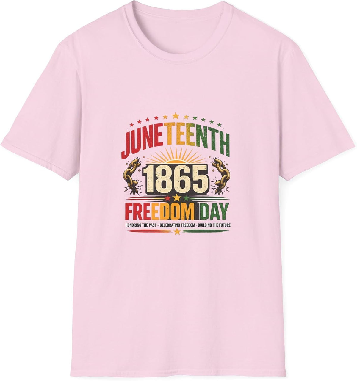 Juneteenth 1865 Freedom Day Shirt, Black History Celebration Tee - As Pictured
