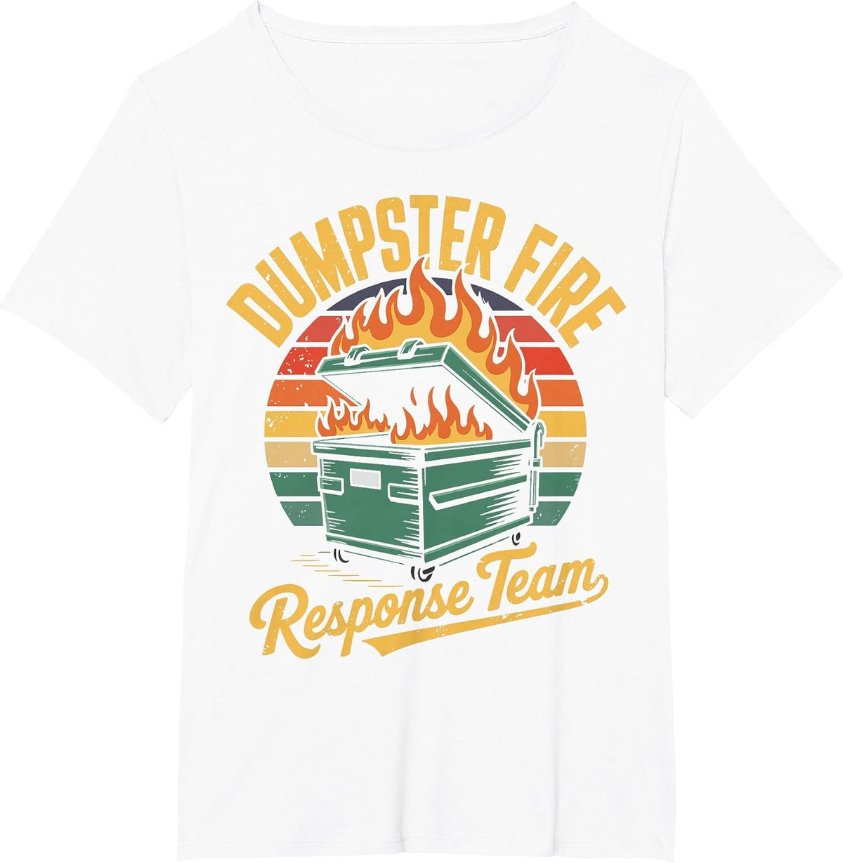 Dumpster Fire Response Team T-Shirt - White