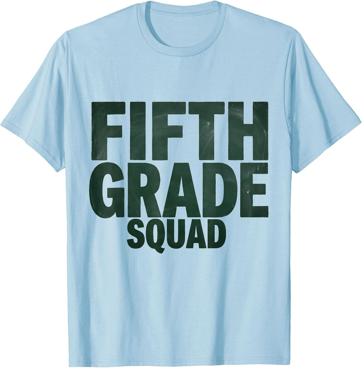 Men's Fifth Grade Squad Cute Teacher Pencil Apple Back To School T-Shirt - Baby Blue