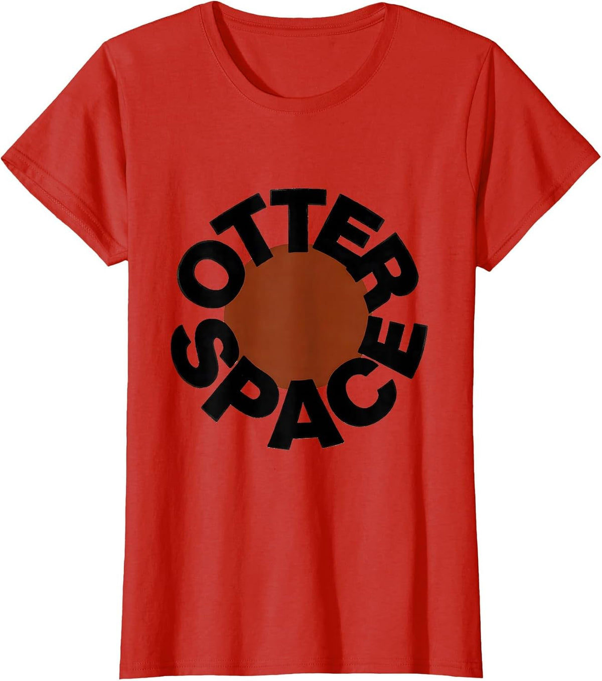 Otter Space Funny Otter Lover Animal Humor Gift T-Shirt - Red
