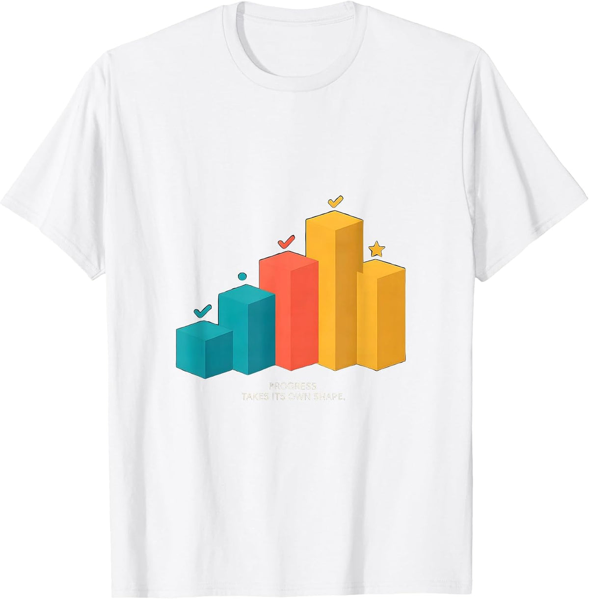 Men's Progress Takes Its Own Shape Special Education Teacher Sped T-Shirt - White