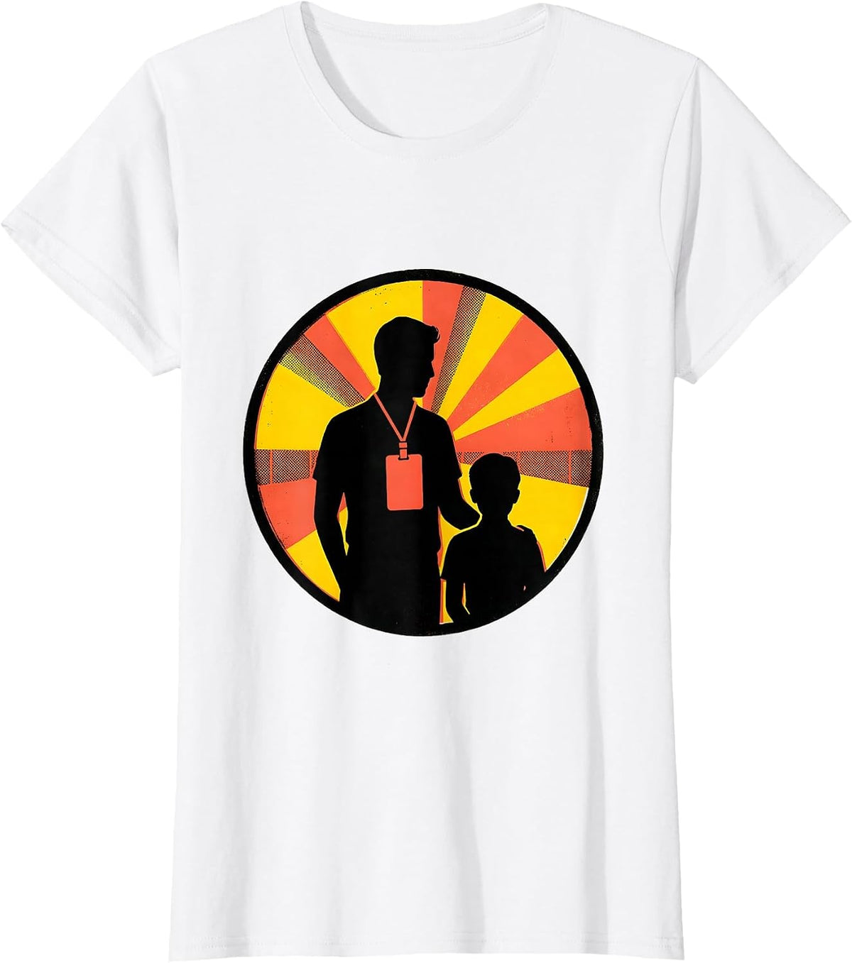 Sealed Para Badge Classroom Humor Appreciation Gift T-Shirt - White