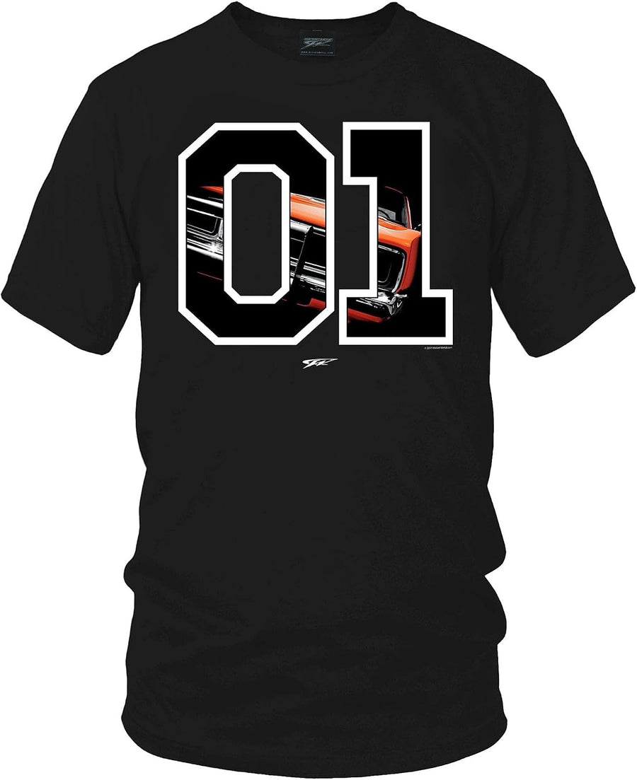 Wicked Metal Team Dukes 01, Dukes of Hazzard Style, Dukes T-Shirt, Muscle Car Tee - Black