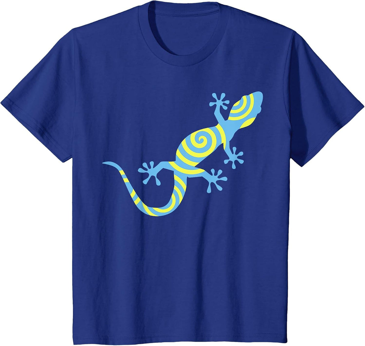 Colored Gecko T-Shirt T-Shirt - Royal Blue