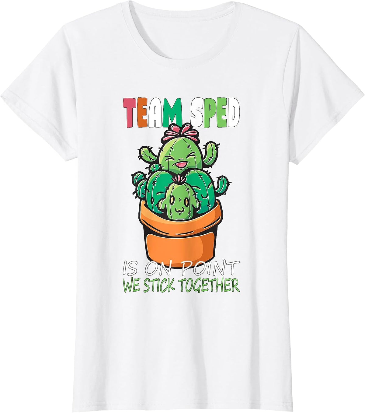 Special Education Teacher Team SPED is on Point T-Shirt - White