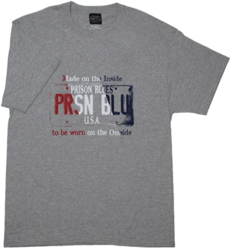 USA Plate T-Shirt - Usa Plate T-shirt Light Steel Red, White, Blue Logo