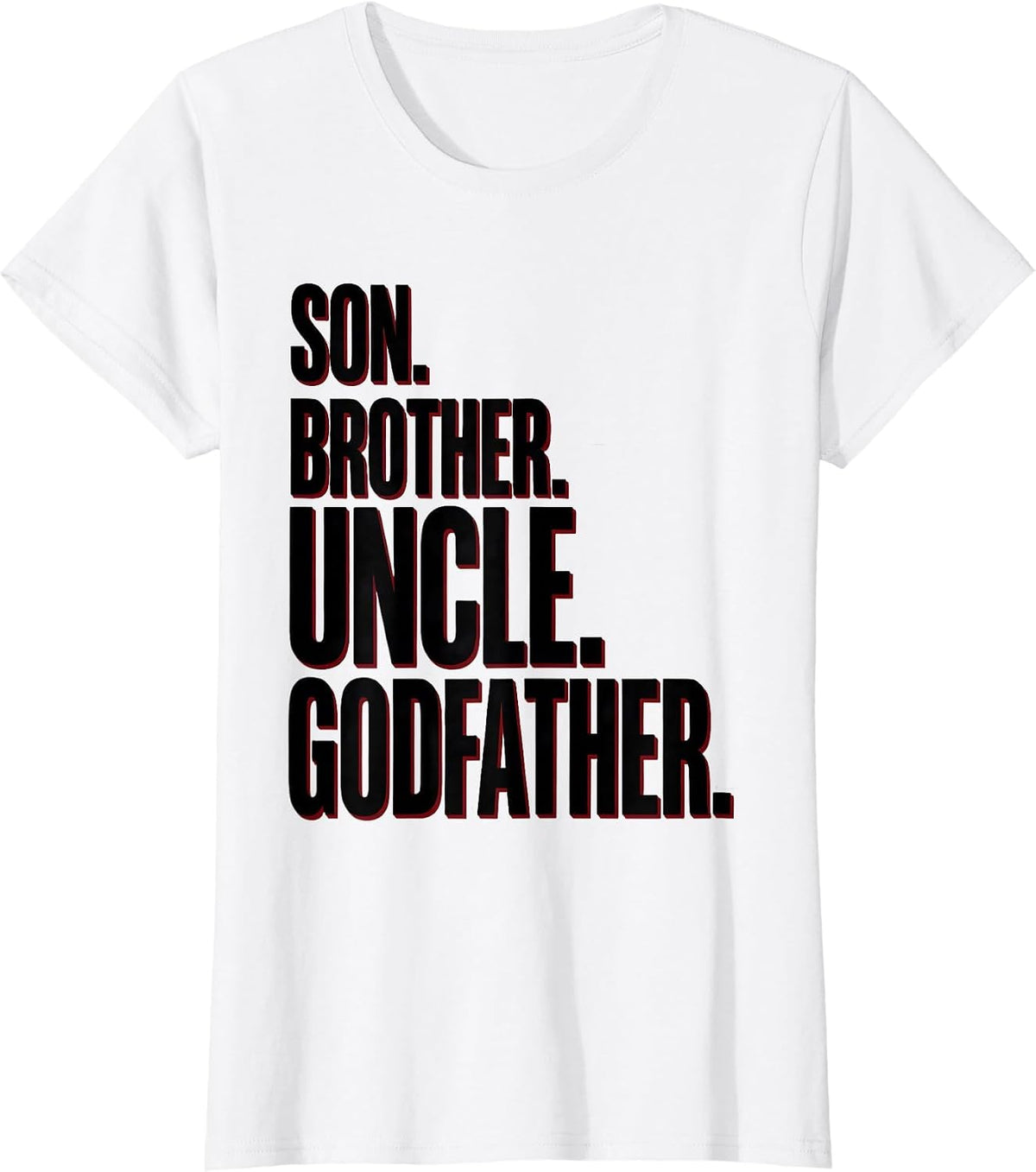 Son Brother Uncle Godfather Cool Uncles Club Funny Father's T-Shirt - White
